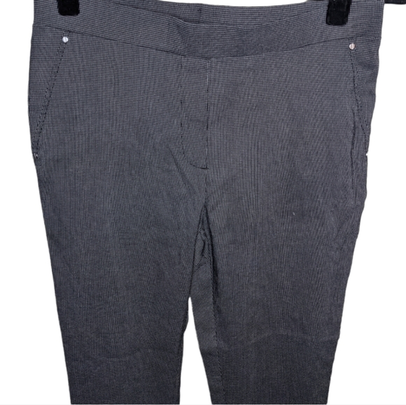 Jones New York Signature Gray Houndstooth Pants, Size S - Picture 4 of 8